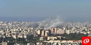 غارة إسرائيلية استهدفت حارة حريك في الضاحية الجنوبية وأدت إلى تدمير عدد من المباني