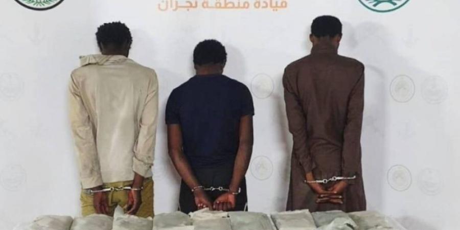 القبض على (3) مخالفين لتهريبهم (29,1) كجم من الحشيش بـ"سقام"