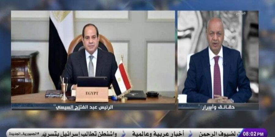 مصطفى بكري يهنئ الرئيس السيسي بعيد ميلاده