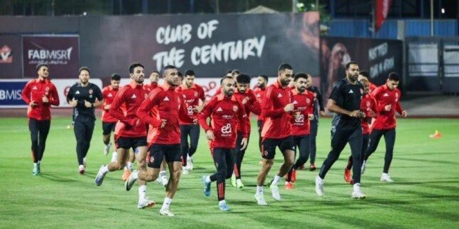 الأهلي يواصل تدريباته اليوم استعدادًا لمباراة الاتحاد السكندري في الدوري