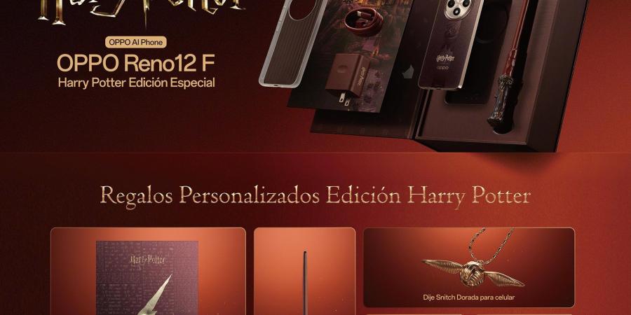 ظهور هاتف OPPO Reno 12F Harry Potter لأول مرة بلمسات سحرية