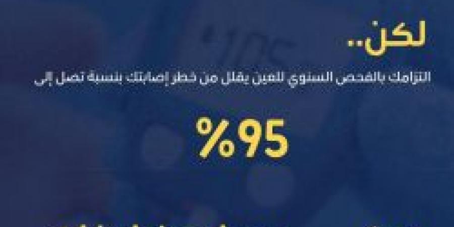 سكري بلا مضاعفات .. نصيحة من عش بصحة حول فحص العين سنويًا .. تعرف على التفاصيل من هنا