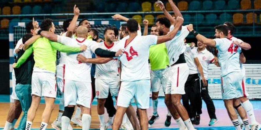 الزمالك يهزم الطيران فى دورى المحترفين لكرة اليد