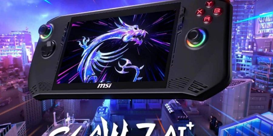 بسعر قدره 800 دولارٍ.. الكشف عن جهاز الألعاب المحمول +MSI Claw 7 AI