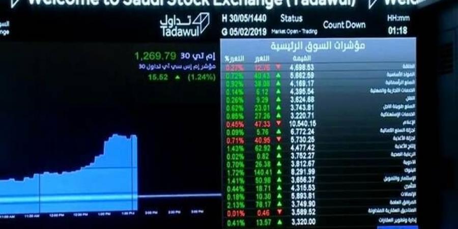 "تاسى" ينهى تعاملات الأحد مرتفعا 0.86% وسط صعود شبه جماعي للقطاعات