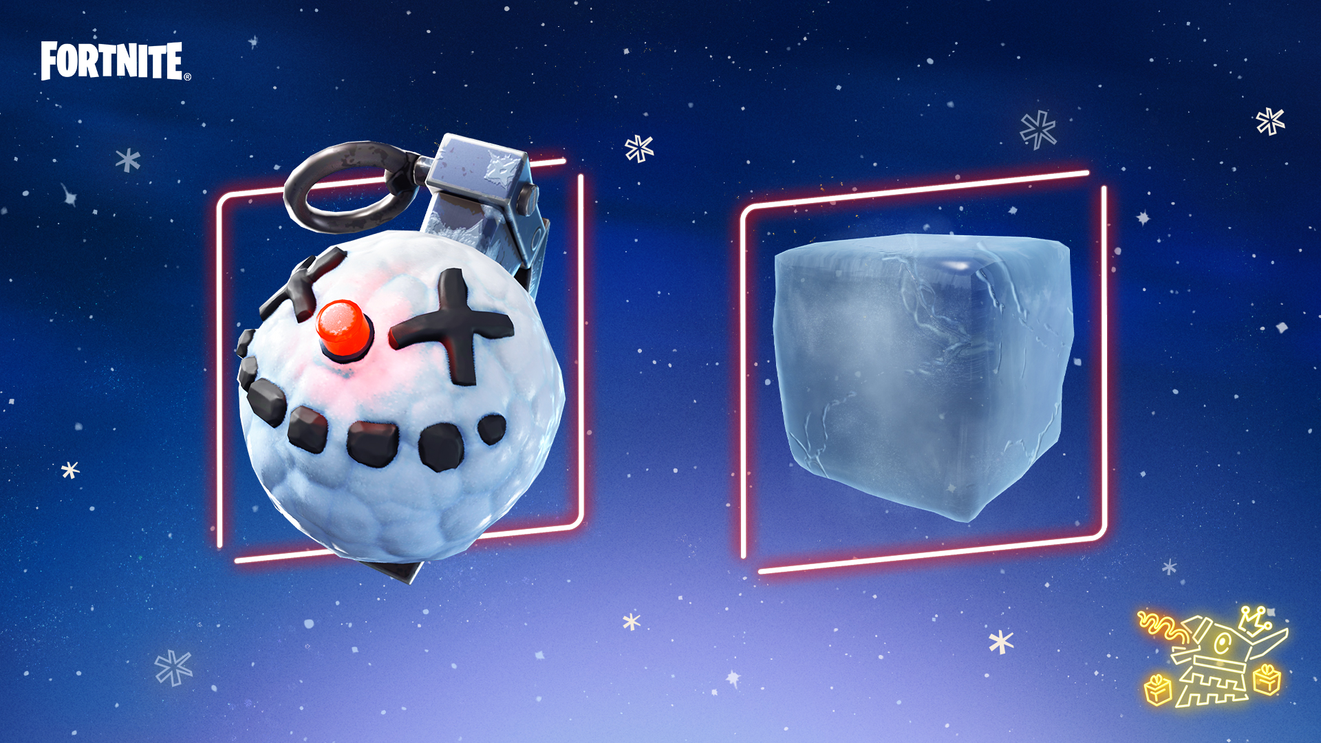 Fortnite Winterfest Blizzard Grenade And Icy Feet